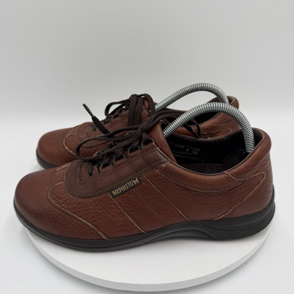 Mephisto Match Runoff Shoes Mens 8 Brown Leather Runoff‎ Walking Casual Oxford